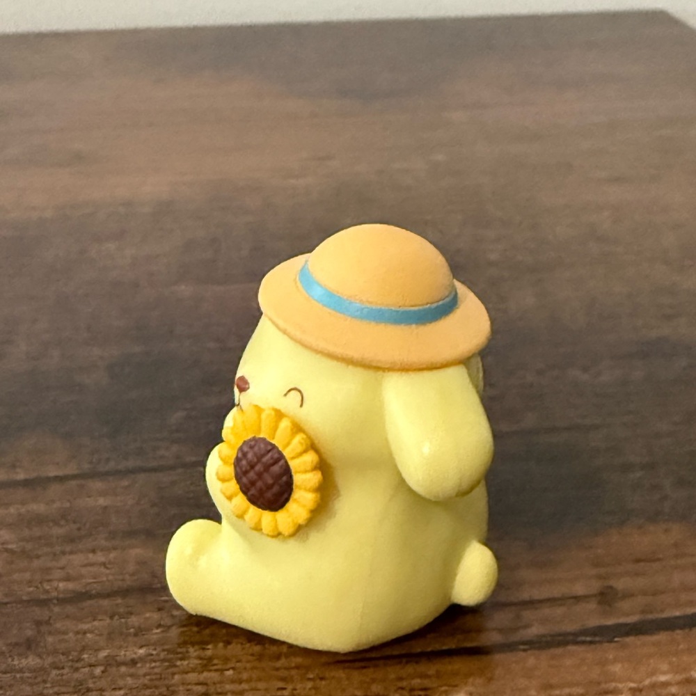 Sanrio Pompompurin Sunflower Shine My Color Figure Kawaii Moe Otaku Japan Figure - Picture 3 of 8